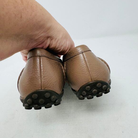 Vionic Brown Leather Penny Loafers Orthotic Comfort Shoes Size 9 Timeless - Picture 9 of 13